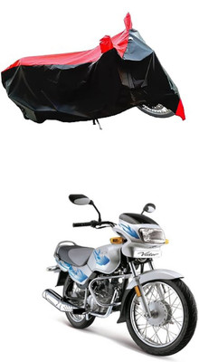 VESMEI Two Wheeler Cover for TVS(Victor, Red)