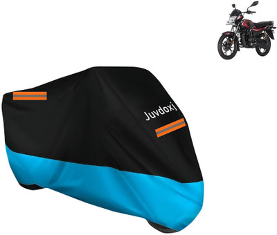 Juvdoxj Waterproof Two Wheeler Cover for Bajaj(Platina 110 H-Gear BS6, Blue)