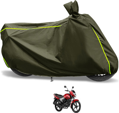 Euro Care Waterproof Two Wheeler Cover for Yamaha(Saluto, Green)