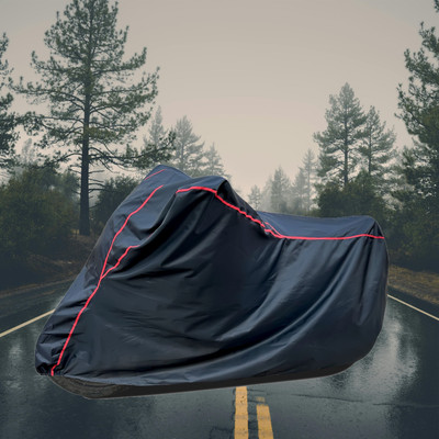 AutoRash Waterproof Two Wheeler Cover for TVS(Phoenix, Red, Black)