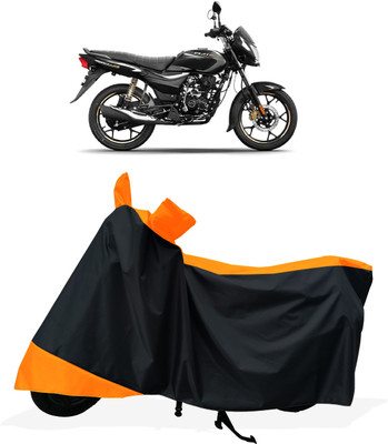 Tricway Two Wheeler Cover for Bajaj(Platina 110 H-Gear BS6, Orange)