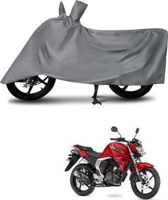 DeepShakshi AUTOMOTIVE Waterproof Two Wheeler Cover for Yamaha(FZ-FI, Grey)