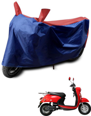 KEDIT Two Wheeler Cover for Bajaj(Red, Blue)