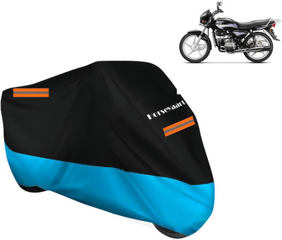 Horseyaart Waterproof Two Wheeler Cover for Hero(Splendor Plus, Blue)