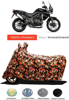 Amexride Two Wheeler Cover for Triumph(Tiger 800 XR, Multicolor)