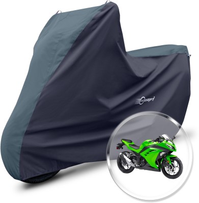 Neodrift Two Wheeler Cover for Kawasaki(Ninja 300, Green)