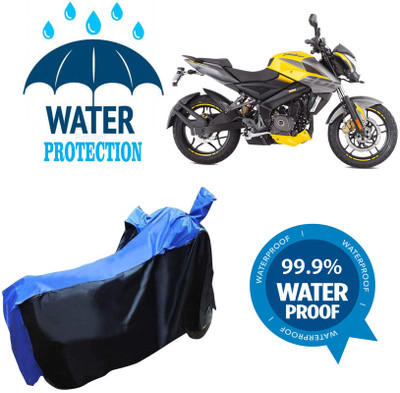 RTS COLLECTIONS Waterproof Two Wheeler Cover for Bajaj(Pulsar 200NS FI, Multicolor)