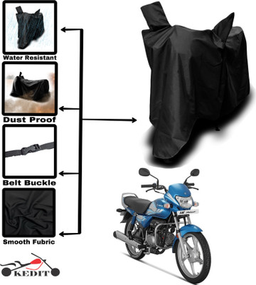 AASHTIK MART Two Wheeler Cover for Hero(HF Deluxe i3s, Black)