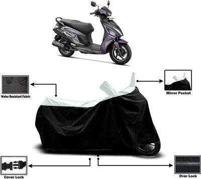 Amexride Two Wheeler Cover for Hero(Motocorp Maestro Electric, White)