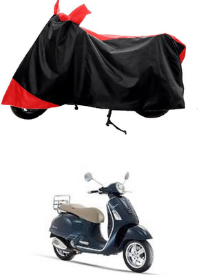 GROFATIK Two Wheeler Cover for Vespa(GTS 300 BS6, Red)