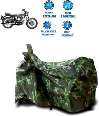 DeepShakshi AUTOMOTIVE Two Wheeler Cover for Royal Enfield(Electra Delux, Green, Multicolor)