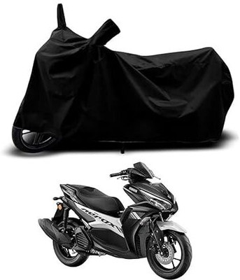B R Enterprisez Waterproof Two Wheeler Cover for Yamaha(Aerox 155 Maxi, Black)