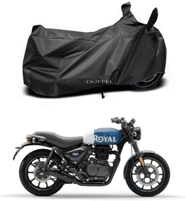 Duffel Two Wheeler Cover for Royal Enfield(Black)