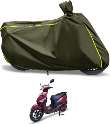 Euro Care Waterproof Two Wheeler Cover for Hero(Electric Optima, Green)