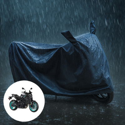 GOSHIV-car and bike accessories Waterproof Two Wheeler Cover for Yamaha(MT 09, Black)