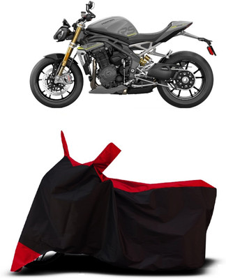 VESMEI Two Wheeler Cover for Triumph(Speed Triple BS6, Red)