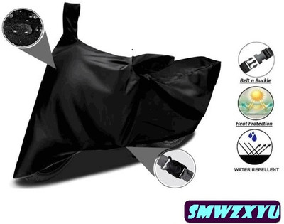 smwzxyu Waterproof Two Wheeler Cover for TVS(Black)