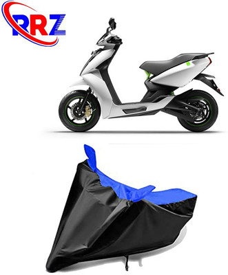 RRZ Waterproof Two Wheeler Cover for Ather(450, Black, Blue)