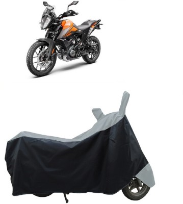 Coxtor Waterproof Two Wheeler Cover for KTM(390 Adventure BS6, Grey)