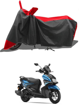MMSSTAR Waterproof Two Wheeler Cover for Yamaha(Ray-ZR 125FI, Red, Black)