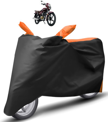 Caronix Two Wheeler Cover for TVS(Radeon, Orange)