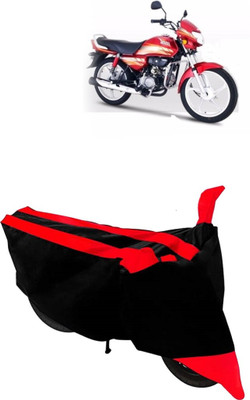 SK AUTO Waterproof Two Wheeler Cover for Hero(CD deluxe, Red, Black)