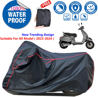 AutoGalaxy Waterproof Two Wheeler Cover for PURE EV(Black)
