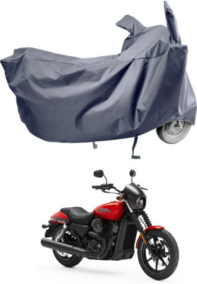 Amexride Two Wheeler Cover for Harley Davidson(Street 750, Grey)