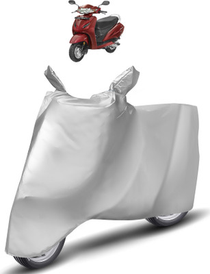 Caronix Two Wheeler Cover for Honda(Activa 4G, Silver)