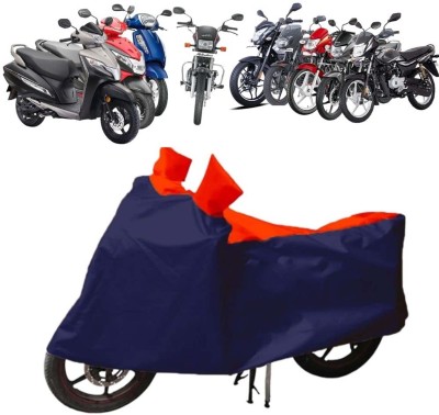 AutoRetail Two Wheeler Cover for TVS(Sport KS BS6, Blue, Red)