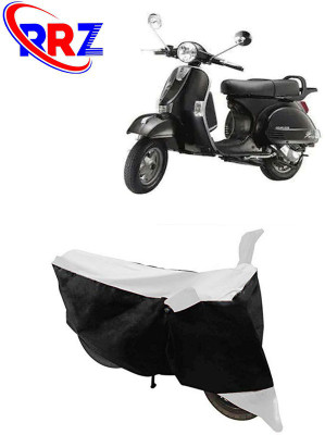 RRZ Waterproof Two Wheeler Cover for LML(Star Euro 150, Black, White)