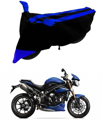 Ascension Two Wheeler Cover for Triumph(Speed Triple, Black, Blue)