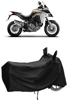 Autoprime Two Wheeler Cover for Ducati(Multistrada 1260, Black)