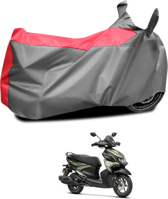 CODOKI Waterproof Two Wheeler Cover for Yamaha(Ray-ZR 125FI, Grey, Red)