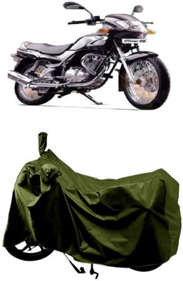 SUGASHRI Waterproof Two Wheeler Cover for TVS(Fiero F2, Green)