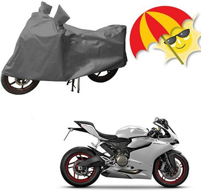 MMSSTAR Waterproof Two Wheeler Cover for Ducati(899 Panigale, Grey)