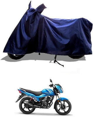 AASHTIK MART Two Wheeler Cover for TVS(Victor BS6, Blue)