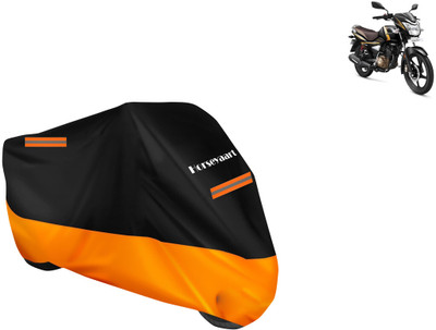 Horseyaart Waterproof Two Wheeler Cover for TVS(Victor Premium BS6, Orange)