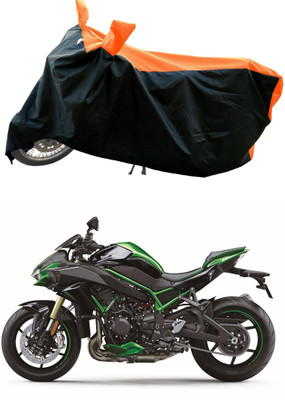 DeepShakshi AUTOMOTIVE Waterproof Two Wheeler Cover for Kawasaki(ZH2 BS6, Orange)