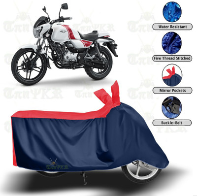 sowelar Waterproof Two Wheeler Cover for Bajaj(V12, Red, Blue)