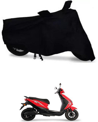 DeepShakshi AUTOMOTIVE Waterproof Two Wheeler Cover for Ampere(Reo Elite, Black)