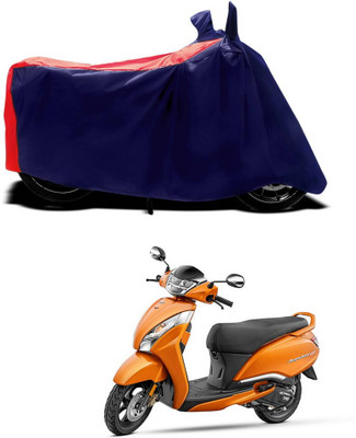 PAGORA Waterproof Two Wheeler Cover for TVS(Jupiter 125, Red)