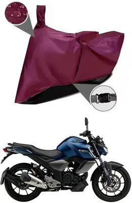 KEDIT Two Wheeler Cover for Yamaha(FZ S FI (V 2.0), Maroon)