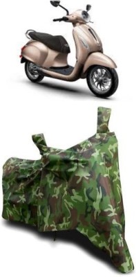 malti Waterproof Two Wheeler Cover for Bajaj(Chetak, Multicolor)