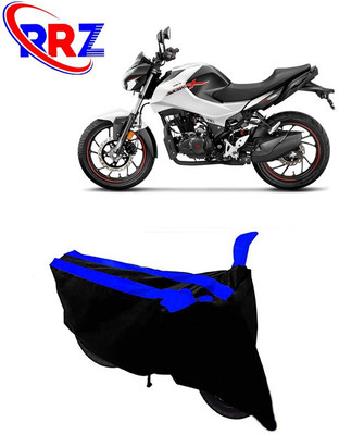RRZ Waterproof Two Wheeler Cover for Hero(Xtreme, Black, Blue)