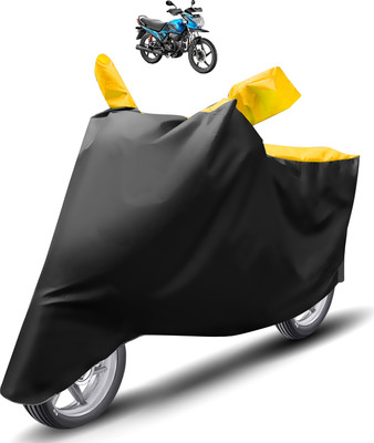 Caronix Two Wheeler Cover for Hero(Passion Pro, Yellow)