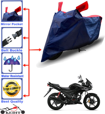 AASHTIK MART Two Wheeler Cover for Honda(CBF Stunner, Red, Blue)