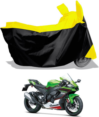 Amexride Two Wheeler Cover for Kawasaki(Ninja ZX 10R, Multicolor)