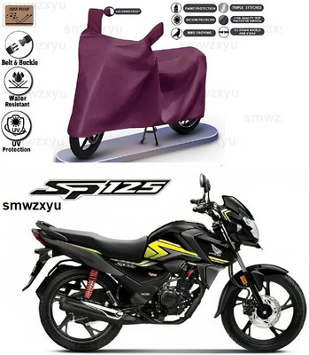 smwzxyu Waterproof Two Wheeler Cover for Honda(SP 125, Maroon)