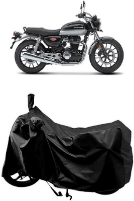 DeepShakshi AUTOMOTIVE Two Wheeler Cover for Honda(Hness CB350, Black)